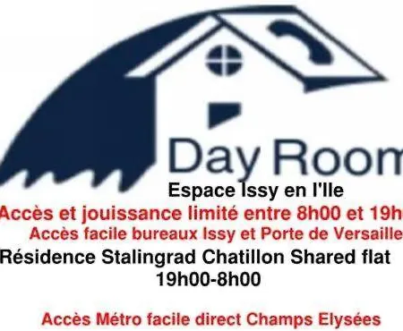 Issy Citea Access Dayuse Room - Work And Day Rest Timeshare -- 2 Min Tram - Formule Temps Partage -- Navette Ile D'Issy Avenue Paris 92320 Espace Nuit Châtillon Exterior photo